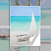 GRAZDesign Self-Adhesive Tile Stickers for Bathroom & Kitchen, Maritime Water Beach Turquoise, 20 x 25 cm, 50 pcs. view 1