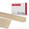 Gedotec Beech Wood Strips – 5 pcs., 20 x 20 x 950 mm view 1