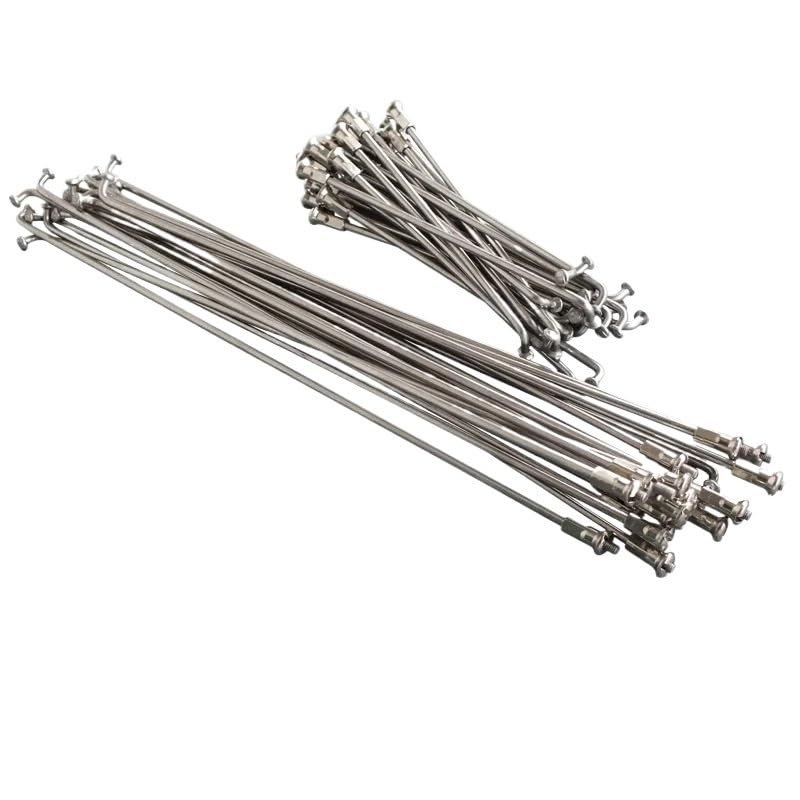 DOUKONG 8-Piece Stainless Steel Bicycle Spokes, 13G, 2.25 mm End Cap, 233 mm