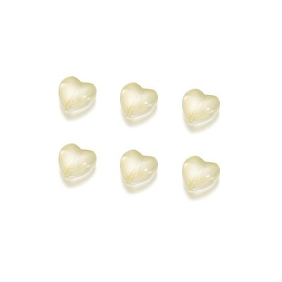 THAYLA Love Tulip Scented Heart Beads with Leaves, 60-Piece Set