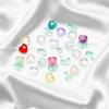 THAYLA Love Tulip Scented Heart Beads with Leaves, 60-Piece Set view 4