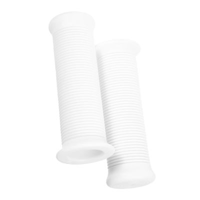 PartyKindom 1 Pair TPU Vintage Handlebar Grips, Non-Slip and Shock-Absorbing, Ergonomic Design for Safe Riding, Suitable for Various Motorcycles