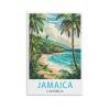 LNUYITR Vintage Jamaica Travel Poster, Caribbean, 20 x 30 cm view 1