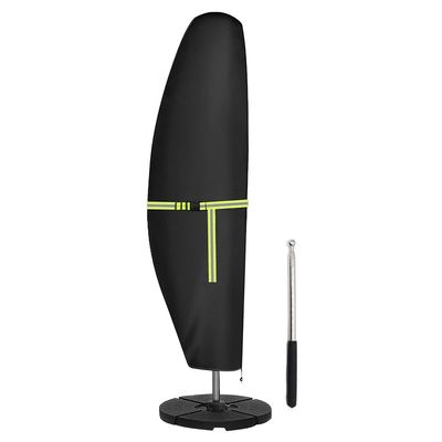 Dariokki 1-Piece 420D Waterproof Outdoor Cover for Cantilever Offset Umbrella, 265 x 40 x 70/50 cm
