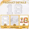 Datyiiha Fillable Charcuterie Tray Set, 26.7 cm, Paper Boxes for Birthday Parties, Chocolate, Candy and Cupcakes, 18 Pieces view 2