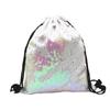 GALPADA 2-Pack Polyester Sequin Reversible Drawstring Backpacks view 2