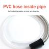 Jisapmzu 50-Ft. Garden Hose, 304 Stainless Steel Metal Water Hose - Flexible, Lightweight, Tangle-Free, Rust-Resistant, Easy to Use and Store view 3