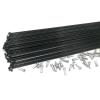 ZCFXIFGF Bicycle Spokes, 36 Pieces, 2.0 mm Diameter, Black J-Bend, 255 mm view 2