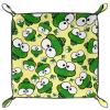 Cartoon Frog Foldable PU Leather Dice Tray and Valet Organizer, Brown view 2