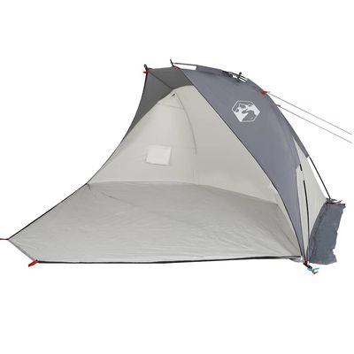 vidaXL Beach Tent Gray 268 x 223 x 125 cm 185T Polyester