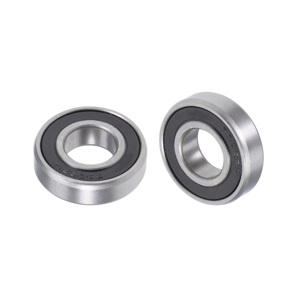 Kozelo 2-Pack 6900-2RS Deep Groove Ball Bearings, 10 x 22 x 6 mm, Chrome Steel