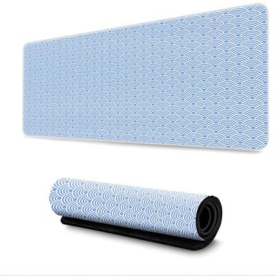 Hixingo 3D Abstract Geometry XXL/XL/L Gaming Mouse Pad, Blue, 700 × 300 × 3 mm