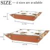 Bee Thick PU Leather Valet Catchall Organizer, Foldable Jewelry Box and Key Tray view 4
