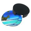 Palm Tree and Clear Sea Coasters for Coffee Cups, Drinks, Wine and Beer view 4