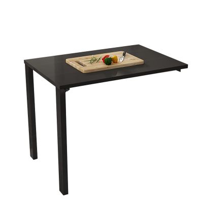 ZYYLIVR Folding Wooden Wall-Mounted Table with Legs, 80 x 80 cm (Color C)