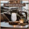 Der-Porzellan-Laden Engraved Tealight Lantern “For You, From the Heart,” White/Gold view 2