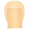 Halloween Gift Idea Latex Bald Cap for Adults, Khaki view 1