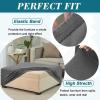 Ottoman Slipcover, 40x40/50x50/60x60, Stretch Cover for Square/Rectangular Footstools, Color #6 view 3