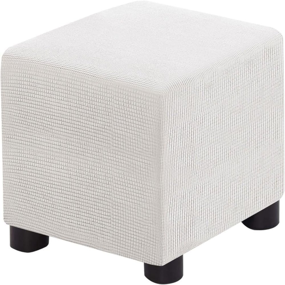 Ottoman Slipcover for Square/Rectangular Footstools, 40x40/50x50/60x60, Stretch Cover, Color #16