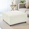 Ottoman Slipcover for Square/Rectangular Footstools, 40x40/50x50/60x60, Stretch Cover, Color #16 view 2