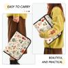 Accordion File Folder with 13 Pockets, A4, Zipper, Floral Pattern view 4