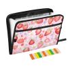 13-Pocket Accordion File Folder, Strawberry Blossoms view 1