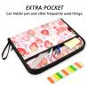 13-Pocket Accordion File Folder, Strawberry Blossoms view 2