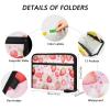 13-Pocket Accordion File Folder, Strawberry Blossoms view 3