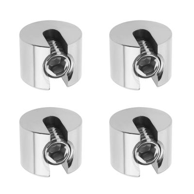 SG Store 4-Piece M8 x 4 mm Stainless Steel Wire Rope Clips