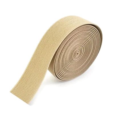ELSKBRUN 5 m Elastic Band for Pants and Waist, Stretch Webbing, DIY Clothing Sewing Supply, Khaki, 15 mm