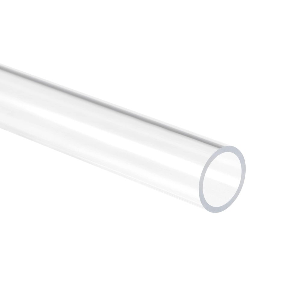 Unifizz Clear Rigid Round Acrylic Tube, 14 mm ID x 18 mm OD x 305 mm