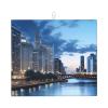 Chicago Illinois USA Reusable Microfiber Dish Drying Mat, 16 x 18 in view 1