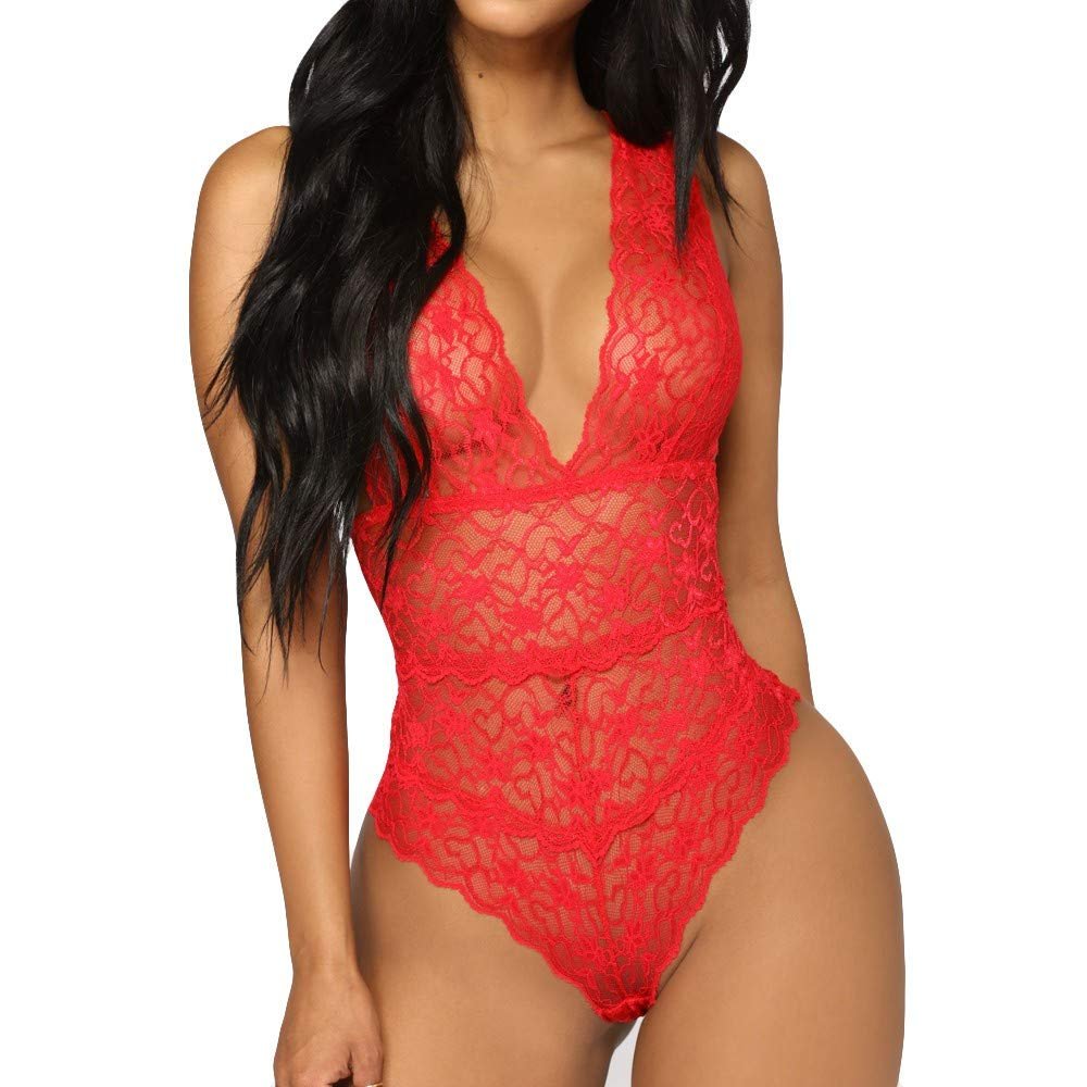 Women's Sexy Lingerie Set with Cotton Underwear, Green Babydoll and Bustier