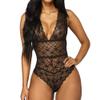 Women's Sexy Lingerie Set with Cotton Underwear, Green Babydoll and Bustier view 2
