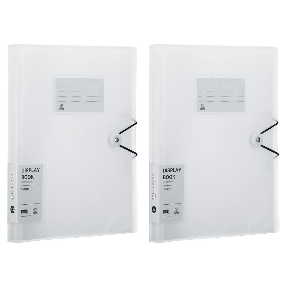 PATIKIL 2-Piece Portfolio Binder Set, 12.1 x 10.6 in, Presentation Book