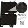 Veemoon Dustproof ABS Survival Box, Black, Outdoor Storage Case view 2