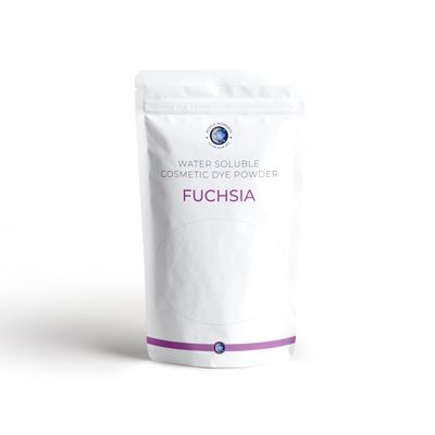 Mystic Moments Water-Soluble Cosmetic Color Powder, Fuchsia, 1 kg (10 x 100 g Bags), for Soap Making, Creams, Makeup, Shampoos and Lotions
