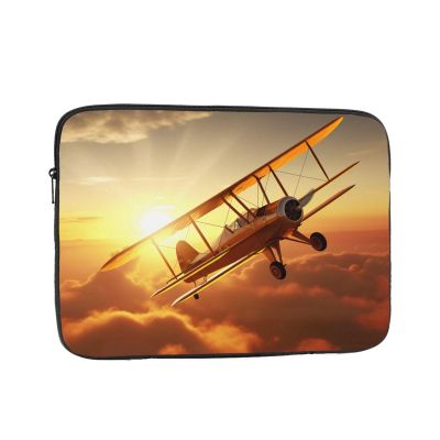 Printed Sunset Airplane Laptop Sleeve, 12-Inch (30.5 cm), Tablet Briefcase