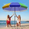 TEmkin Stylish and Durable Round Patio Umbrella: Garden Umbrella with 8 Ribs and 360° Universal Rotation for Outdoor Use view 2