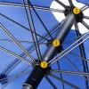TEmkin Stylish and Durable Round Patio Umbrella: Garden Umbrella with 8 Ribs and 360° Universal Rotation for Outdoor Use view 4