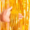 Gold Laser Glitter Tinsel Curtain for Doors and Parties view 3