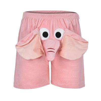 RUMAOZIA Elephant Men's Underwear Shorts, Loose Unisex Lounge and Pajama Shorts