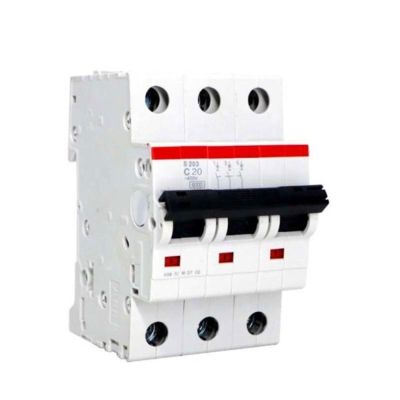 S200 Miniature Circuit Breaker, 1P, 1P+N, 2P, 3P, 4P, Type C, 1A–63A (Color: 1P+N, Size: 25A)