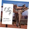 jojofuny 100-Piece Stainless Steel U-Shaped Iron Cable Clamps, Lightweight and Sturdy Strap Clamps for Indoor and Cylindrical Applications view 3
