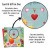 Twizler Birthday Card & Gift in One with Detachable Heart Charm – Cocktail Card for Women view 2