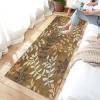 Siunwdiy Hallway Runner Rug, Non-Slip, 120 x 330 cm, Vintage Leaf Design view 3