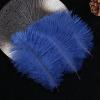 SYSUII 10 Natural Ostrich Feathers, 15–20 cm, Navy Blue, for DIY Crafts and Decoration view 1