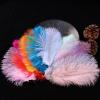 SYSUII 10 Natural Ostrich Feathers, 15–20 cm, Navy Blue, for DIY Crafts and Decoration view 2