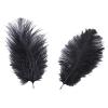SYSUII 10 Natural Ostrich Feathers, 15–20 cm, Navy Blue, for DIY Crafts and Decoration view 3