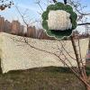 Beige Camouflage Shade Net, Military-Style Camouflage, 2 × 9 m (6.6 × 29.5 ft) view 1